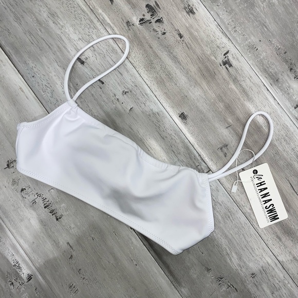 LaHana white bikini Small top only - Picture 2 of 3